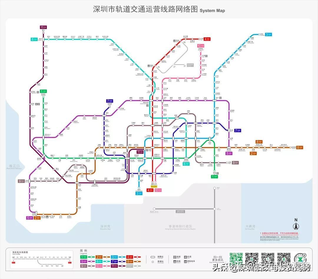 深圳地铁图最新探索,城市脉络一览无余